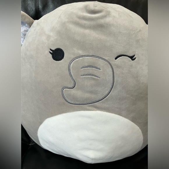 Squishmallows elephant plush official Kellytoy 12" - Picture 5 of 11